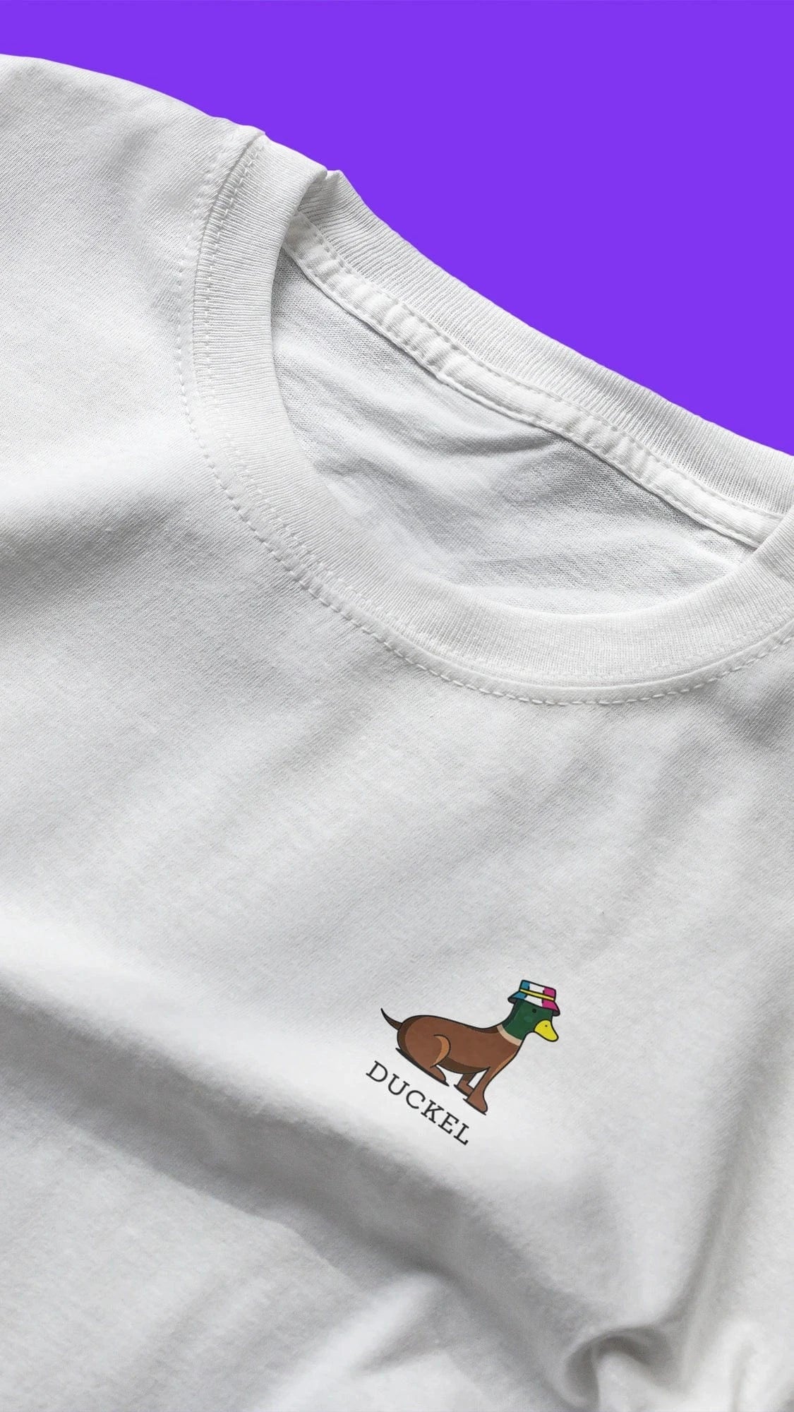 HEITER & LÄSSIG - Lustiges Duckel Motiv - BIO Baumwolle T-Shirt