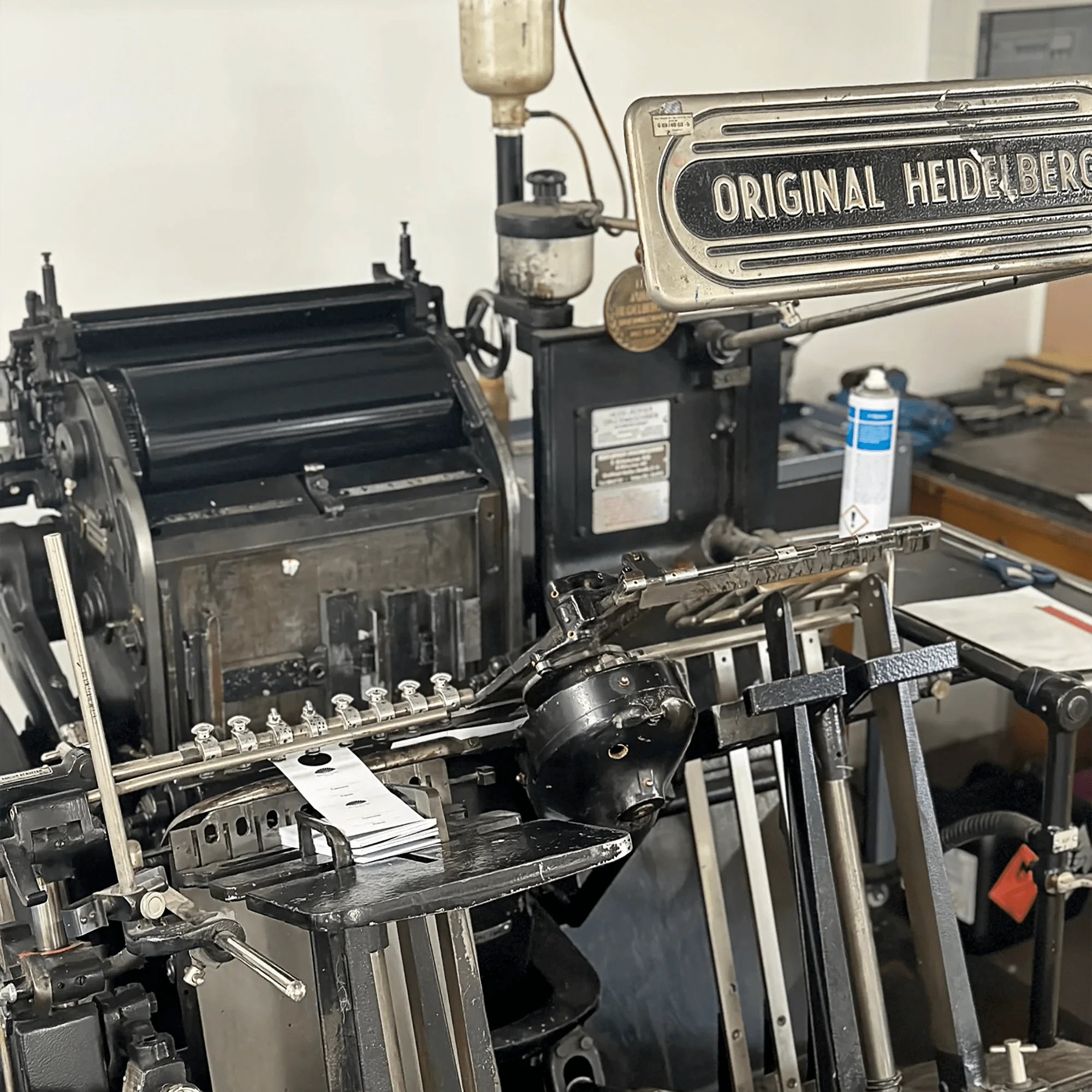 HEITER & LÄSSIG - Schmidt Druck - 1981 Tiegel Druckmaschine