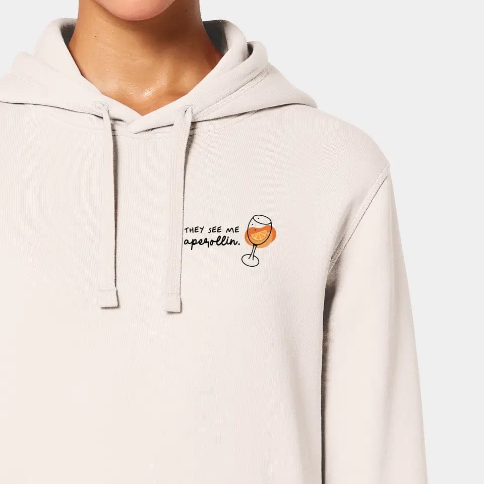 TeeInBlue Hoodie "Aperol" Stanley/Stella Drummer 2.0 / vintage weiß / XXS - aus nachhaltiger und fairer Produktion