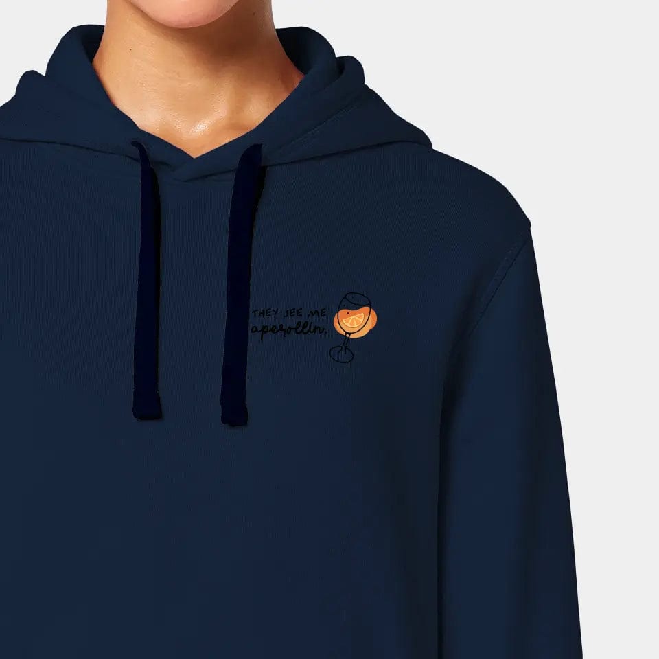 TeeInBlue Hoodie "Aperol" Stanley/Stella Drummer 2.0 / french navy / 3XL - aus nachhaltiger und fairer Produktion