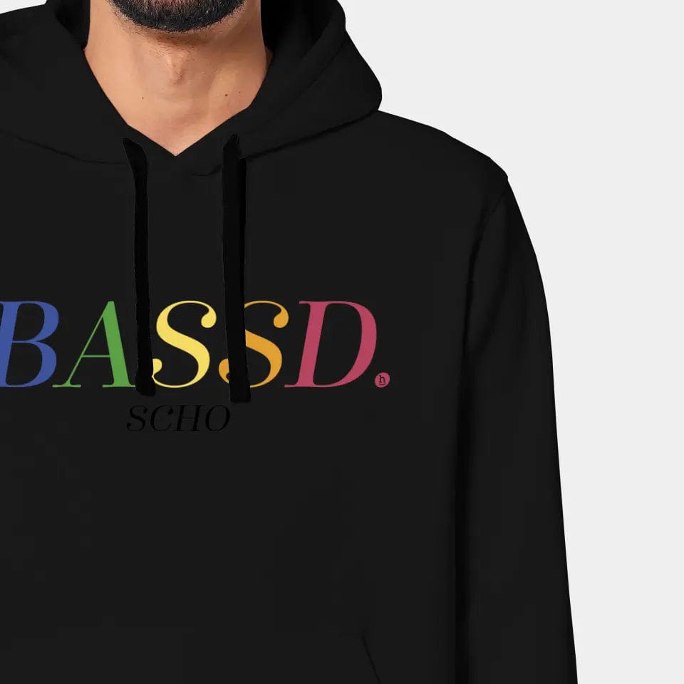 TeeInBlue Hoodie "Bassd" Stanley/Stella Drummer 2.0 / schwarz / 3XL - aus nachhaltiger und fairer Produktion
