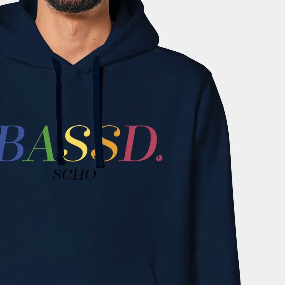 TeeInBlue Hoodie "Bassd" Stanley/Stella Drummer 2.0 / french navy / 3XL - aus nachhaltiger und fairer Produktion