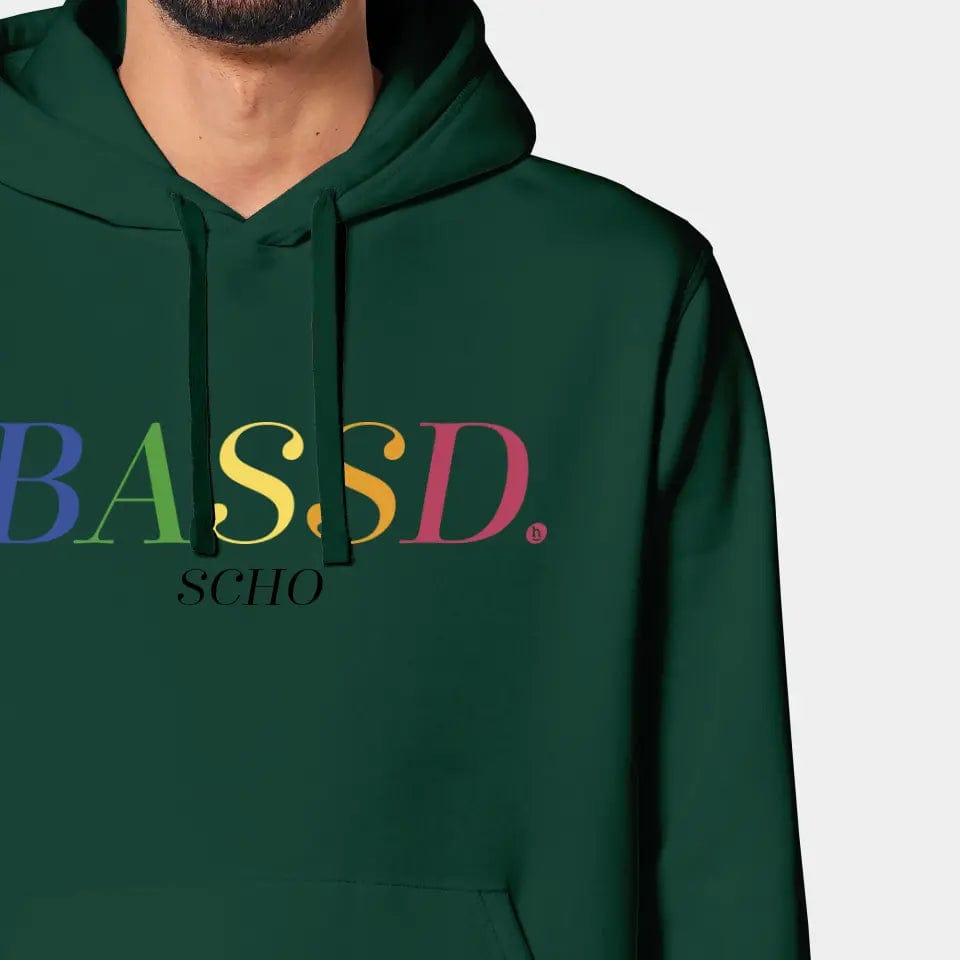 TeeInBlue Hoodie "Bassd" Stanley/Stella Drummer 2.0 / bottle green / 3XL - aus nachhaltiger und fairer Produktion