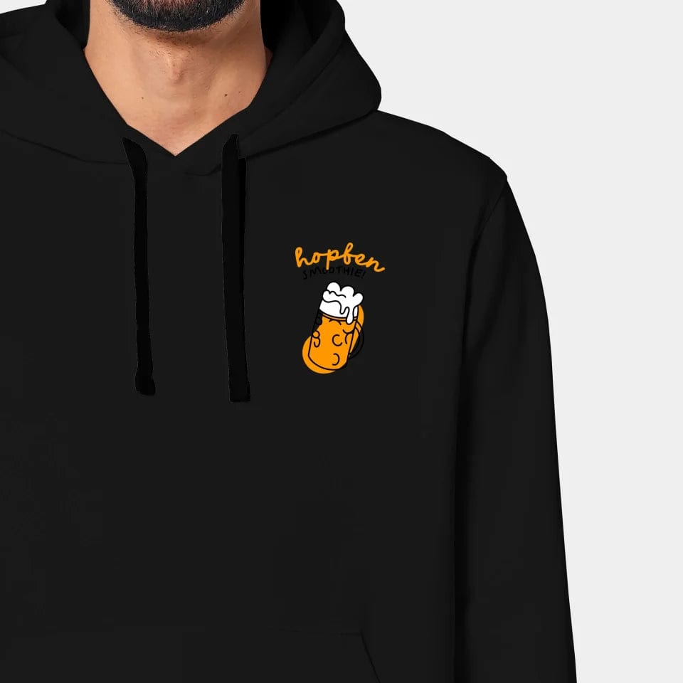 TeeInBlue Hoodie "Bier" Stanley/Stella Drummer 2.0 / schwarz / XXS - aus nachhaltiger und fairer Produktion