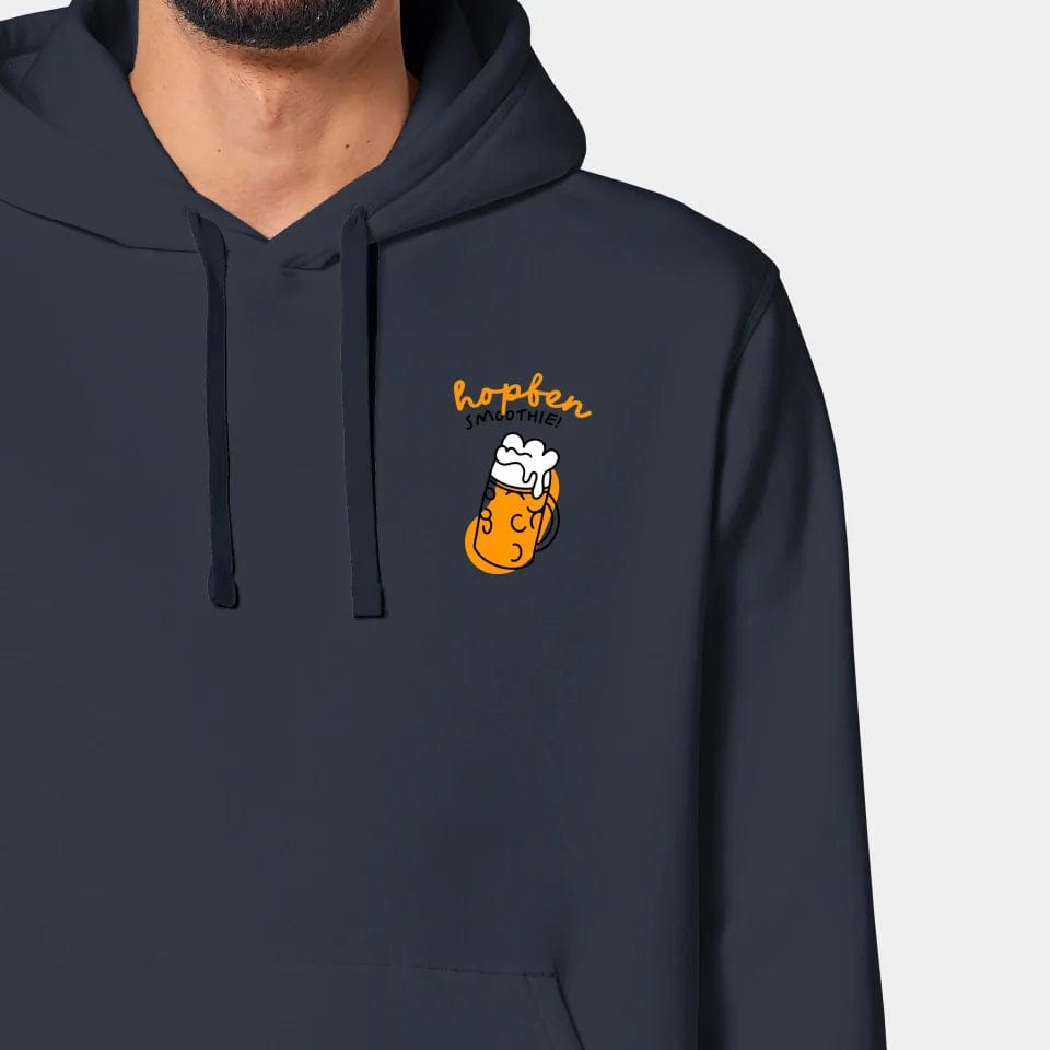 TeeInBlue Hoodie "Bier" Stanley/Stella Drummer 2.0 / india ink grey / XXS - aus nachhaltiger und fairer Produktion