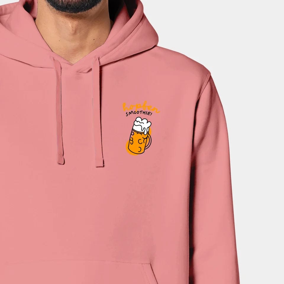 TeeInBlue Hoodie "Bier" Stanley/Stella Drummer 2.0 / canyon pink / XXS - aus nachhaltiger und fairer Produktion