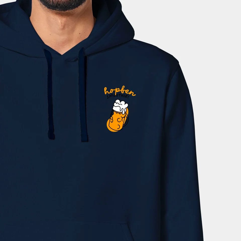 TeeInBlue Hoodie "Bier" Stanley/Stella Drummer 2.0 / french navy / XXS - aus nachhaltiger und fairer Produktion