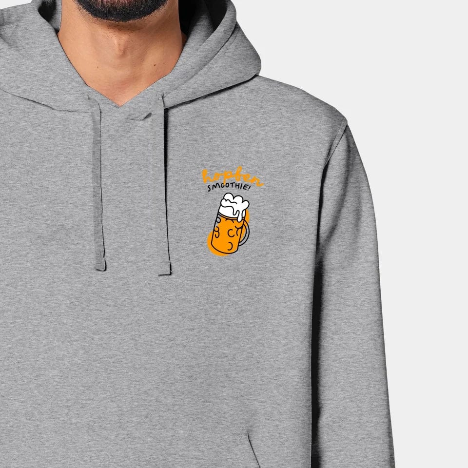 TeeInBlue Hoodie "Bier" Stanley/Stella Drummer 2.0 / heather grey / XXS - aus nachhaltiger und fairer Produktion