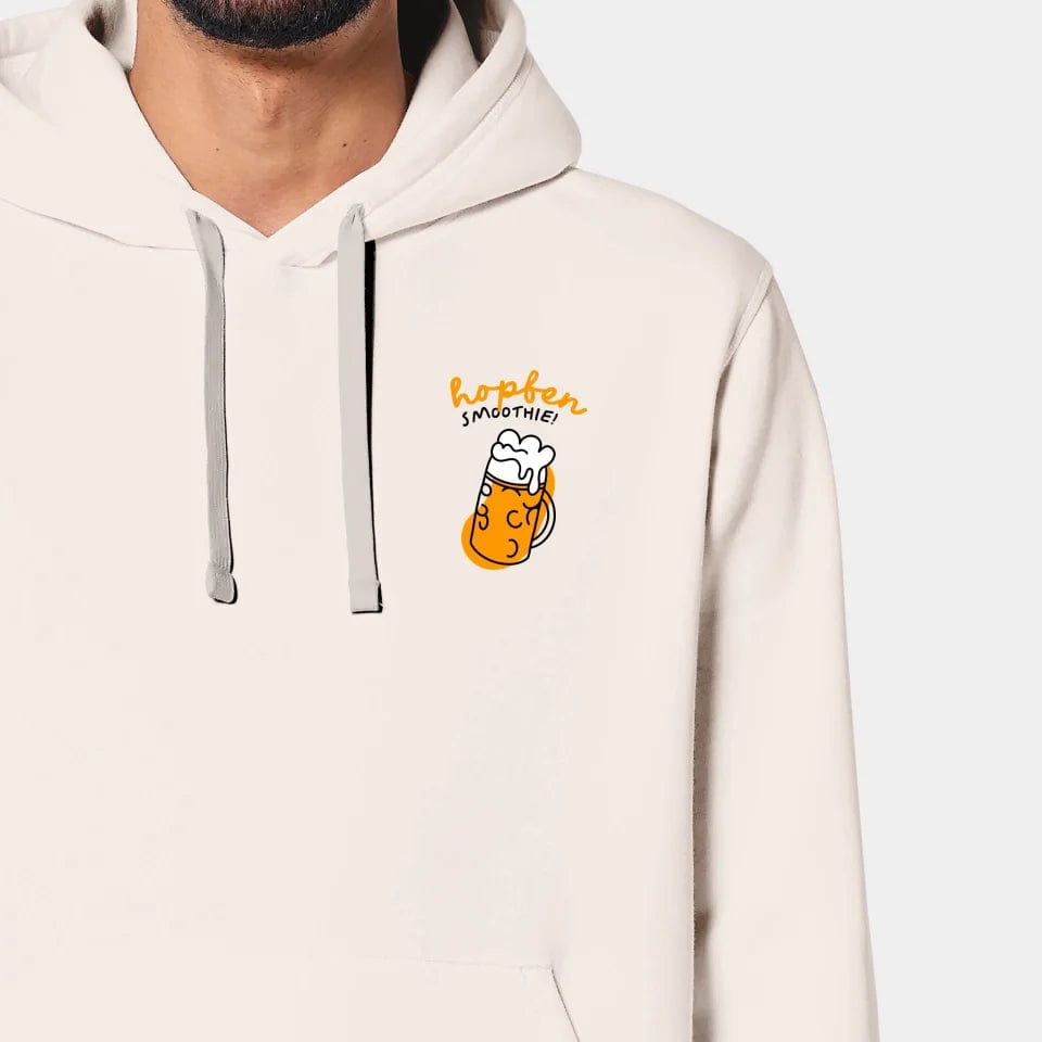 TeeInBlue Hoodie "Bier" Stanley/Stella Drummer 2.0 / vintage weiß / XXS - aus nachhaltiger und fairer Produktion
