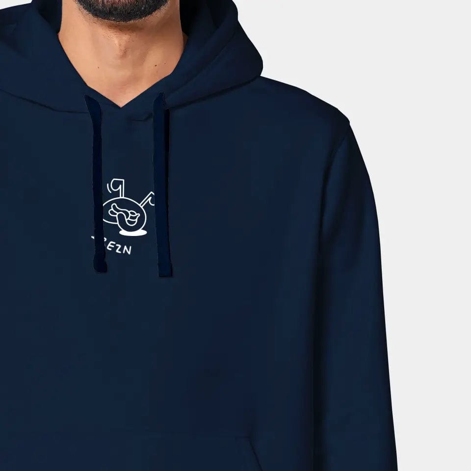 TeeInBlue Hoodie "Brezn" Stanley/Stella Drummer 2.0 / french navy / S - aus nachhaltiger und fairer Produktion