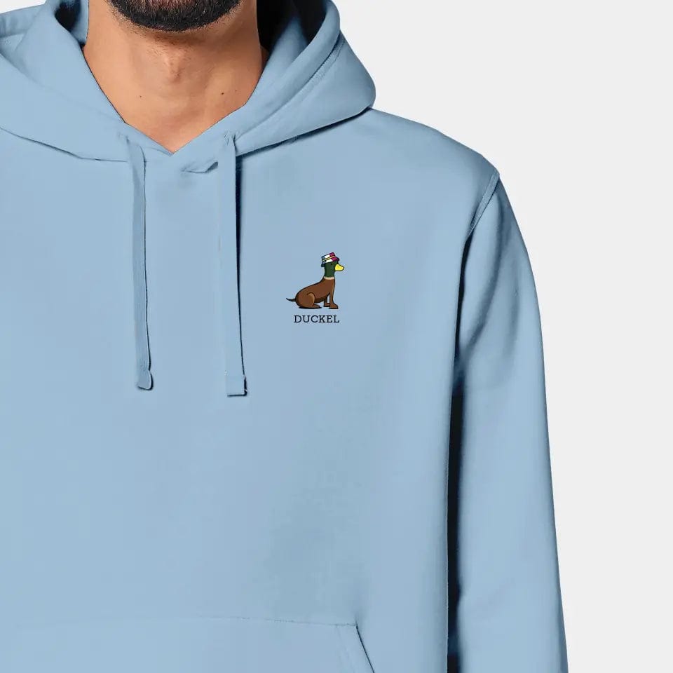 TeeInBlue Hoodie "Duckel" Stanley/Stella Drummer 2.0 / sky blue / XS - aus nachhaltiger und fairer Produktion