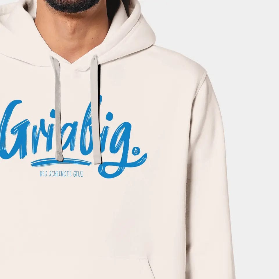 TeeInBlue Hoodie "Griabig" Stanley/Stella Drummer 2.0 / vintage weiß / 3XL - aus nachhaltiger und fairer Produktion