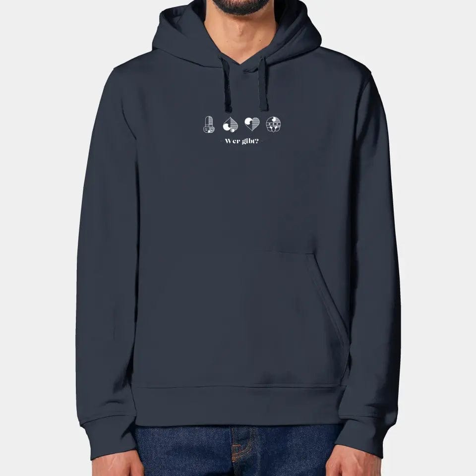 TeeInBlue Hoodie "Kartenfarben" - aus nachhaltiger und fairer Produktion