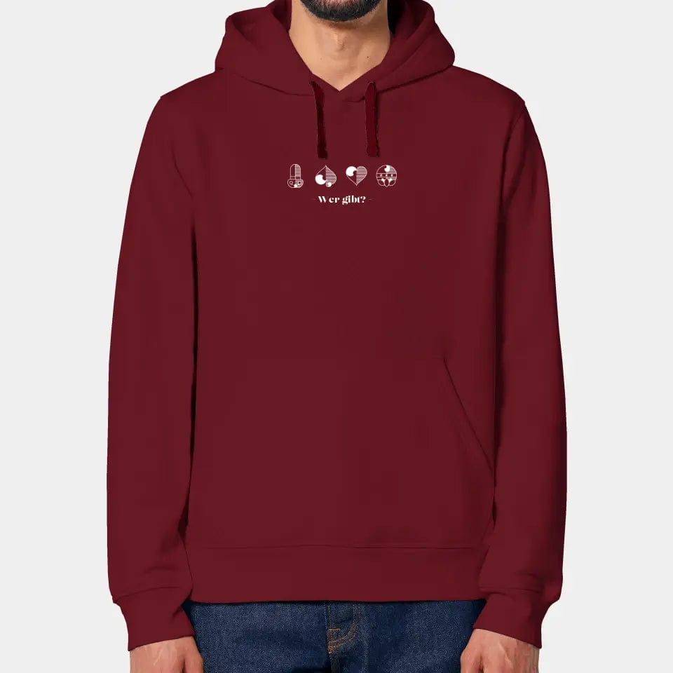TeeInBlue Hoodie "Kartenfarben" - aus nachhaltiger und fairer Produktion