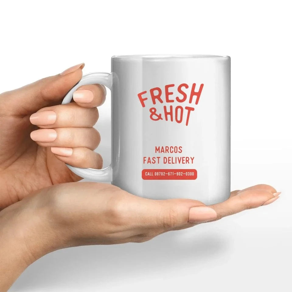 Schmidt Digitaldruck GmbH Motivtasse "Pizza" - aus nachhaltiger und fairer Produktion