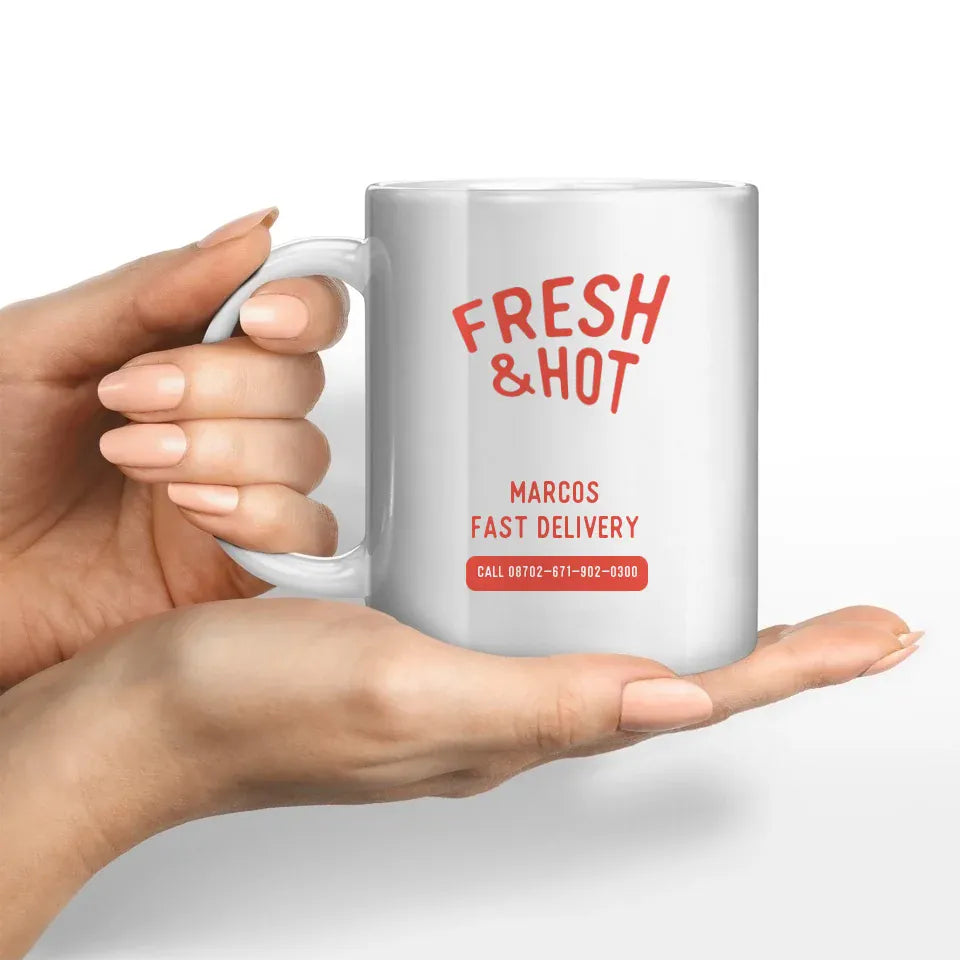 Schmidt Digitaldruck GmbH Motivtasse "Pizza" - aus nachhaltiger und fairer Produktion