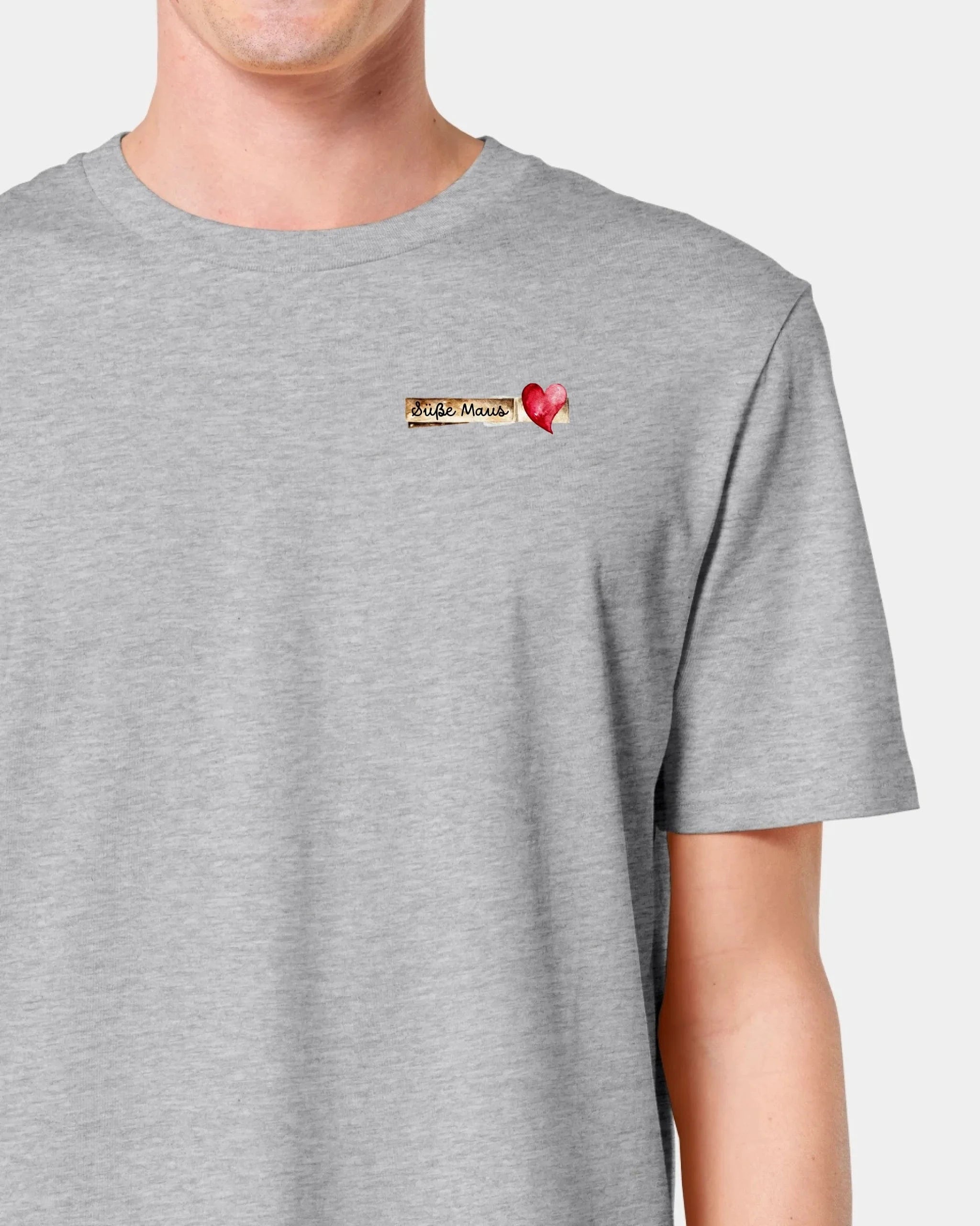 Schmidt Digitaldruck GmbH Personalisiertes T-Shirt "Glubbal" Unisex / Heather Grey / XXS - aus nachhaltiger und fairer Produktion