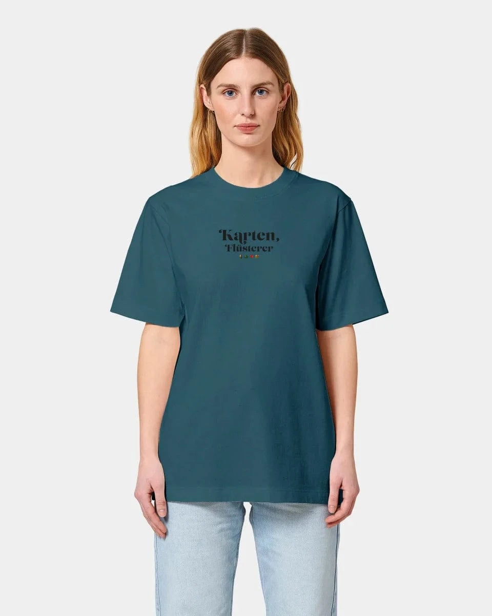 Schmidt Digitaldruck GmbH Personalisiertes T-Shirt "Karten Flüsterer" - aus nachhaltiger und fairer Produktion