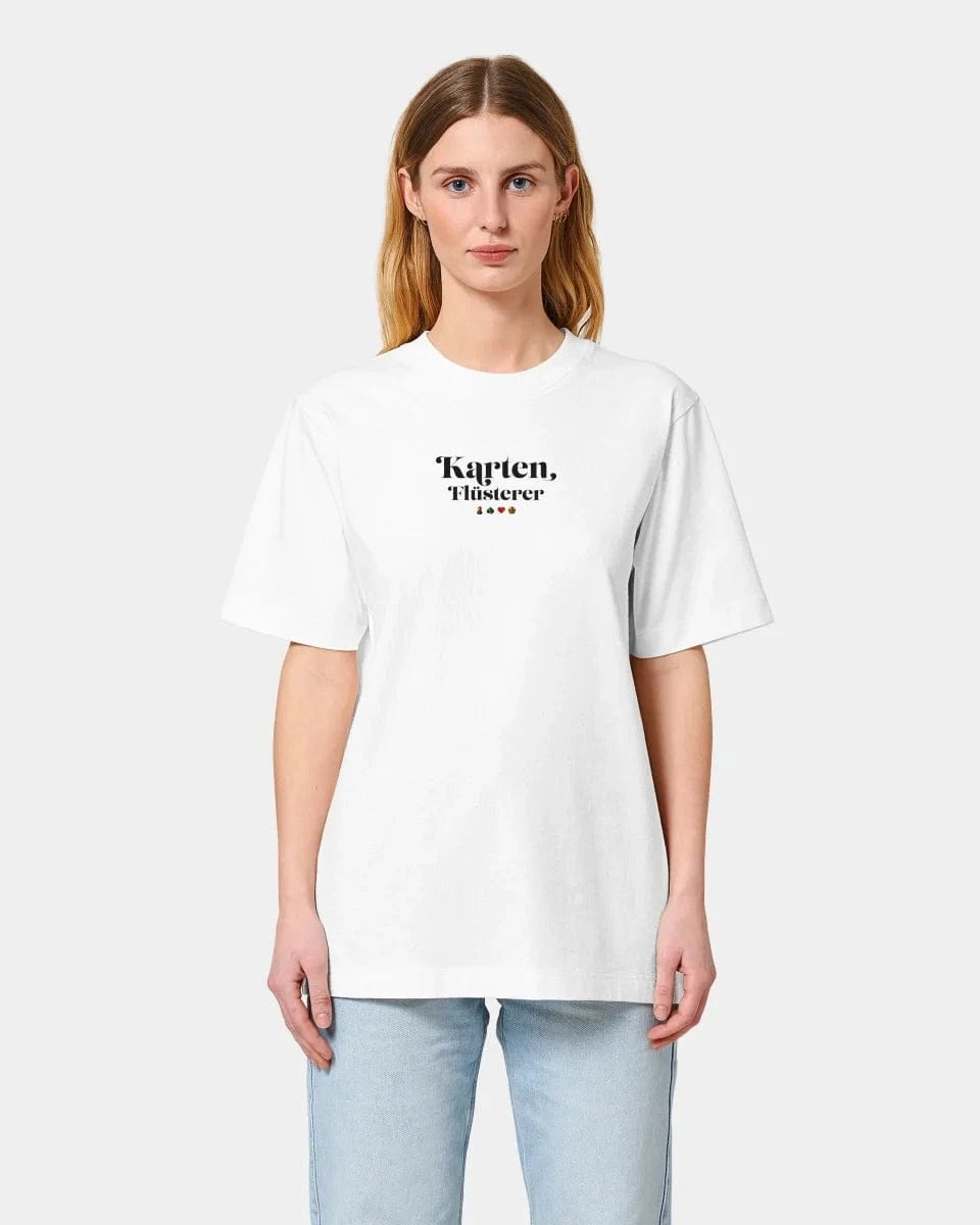 Schmidt Digitaldruck GmbH Personalisiertes T-Shirt "Karten Flüsterer" - aus nachhaltiger und fairer Produktion