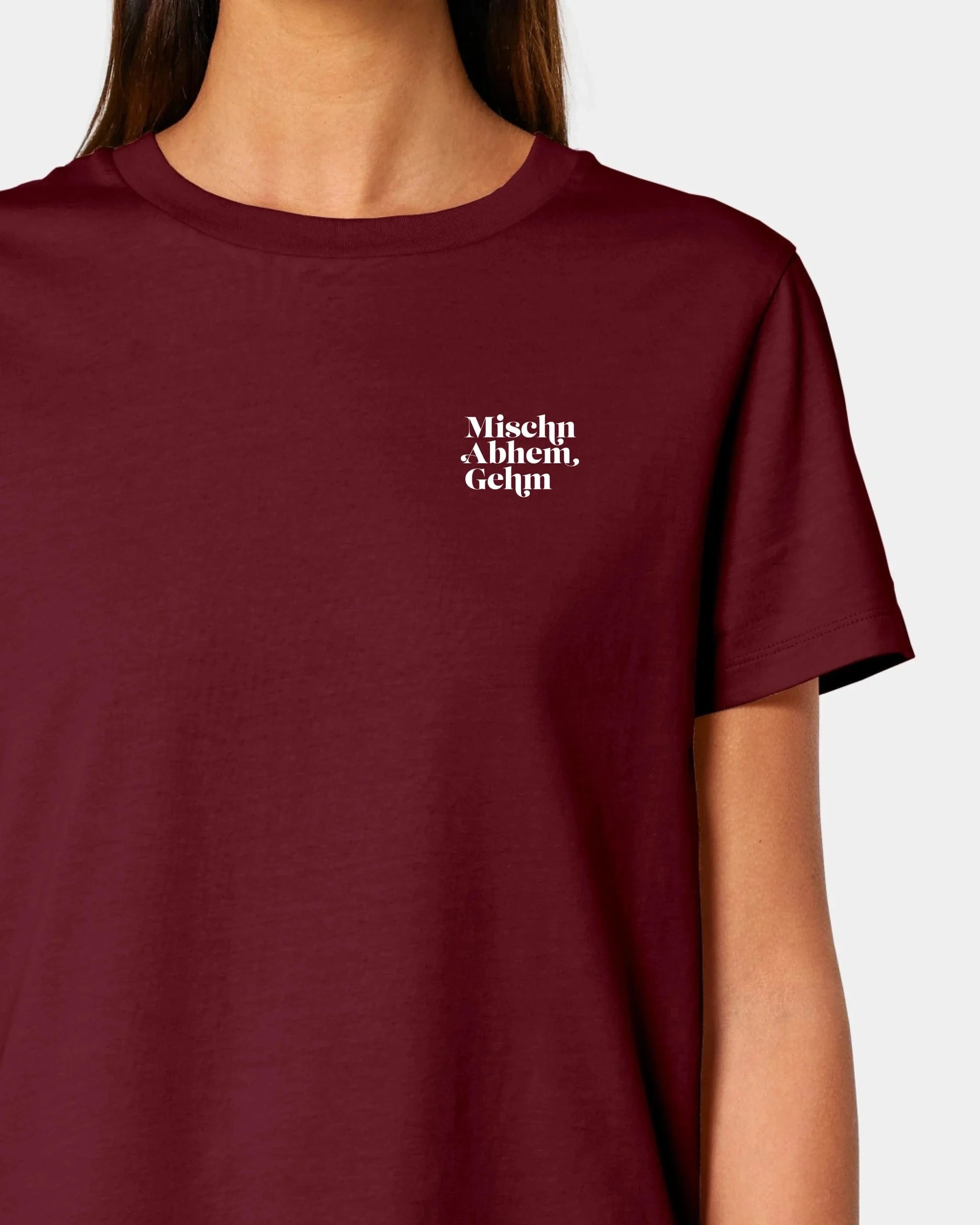Schmidt Digitaldruck GmbH Personalisiertes T-Shirt "Kartenspiel" Damen / Burgundy / XS - aus nachhaltiger und fairer Produktion