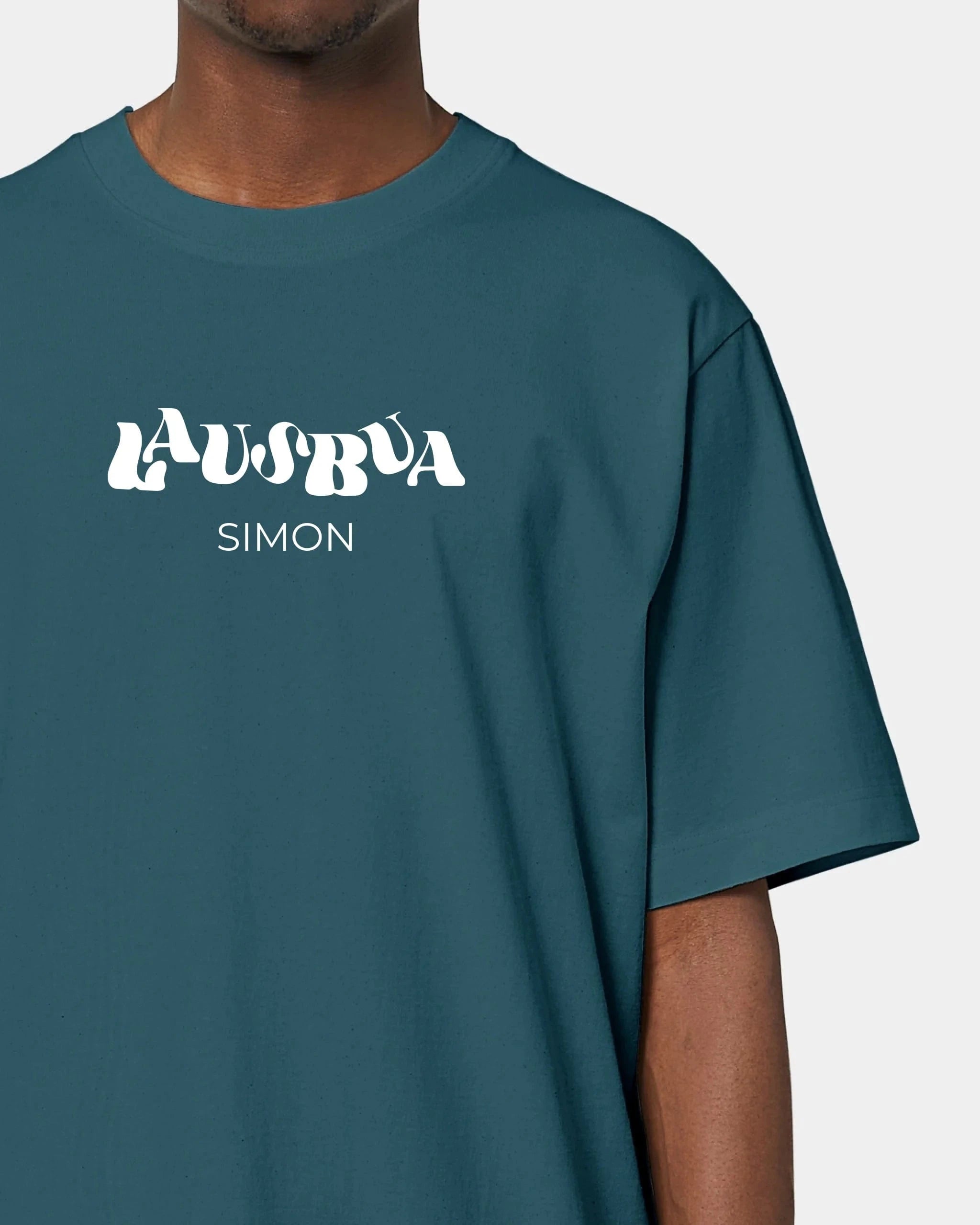 Schmidt Digitaldruck GmbH Personalisiertes T-Shirt "Lausbua" Oversized / Stargazer / XXS - aus nachhaltiger und fairer Produktion