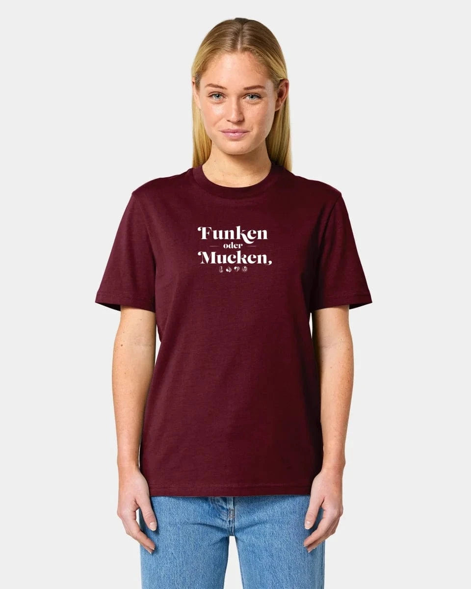 Schmidt Digitaldruck GmbH Personalisiertes T-Shirt "Watten - Funken oder Mucken" - aus nachhaltiger und fairer Produktion