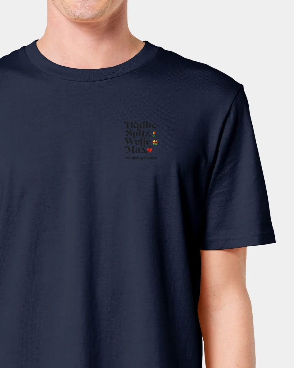 TeeInBlue Personalisiertes T-Shirt "Watten" Unisex / French Navy / XXS - aus nachhaltiger und fairer Produktion