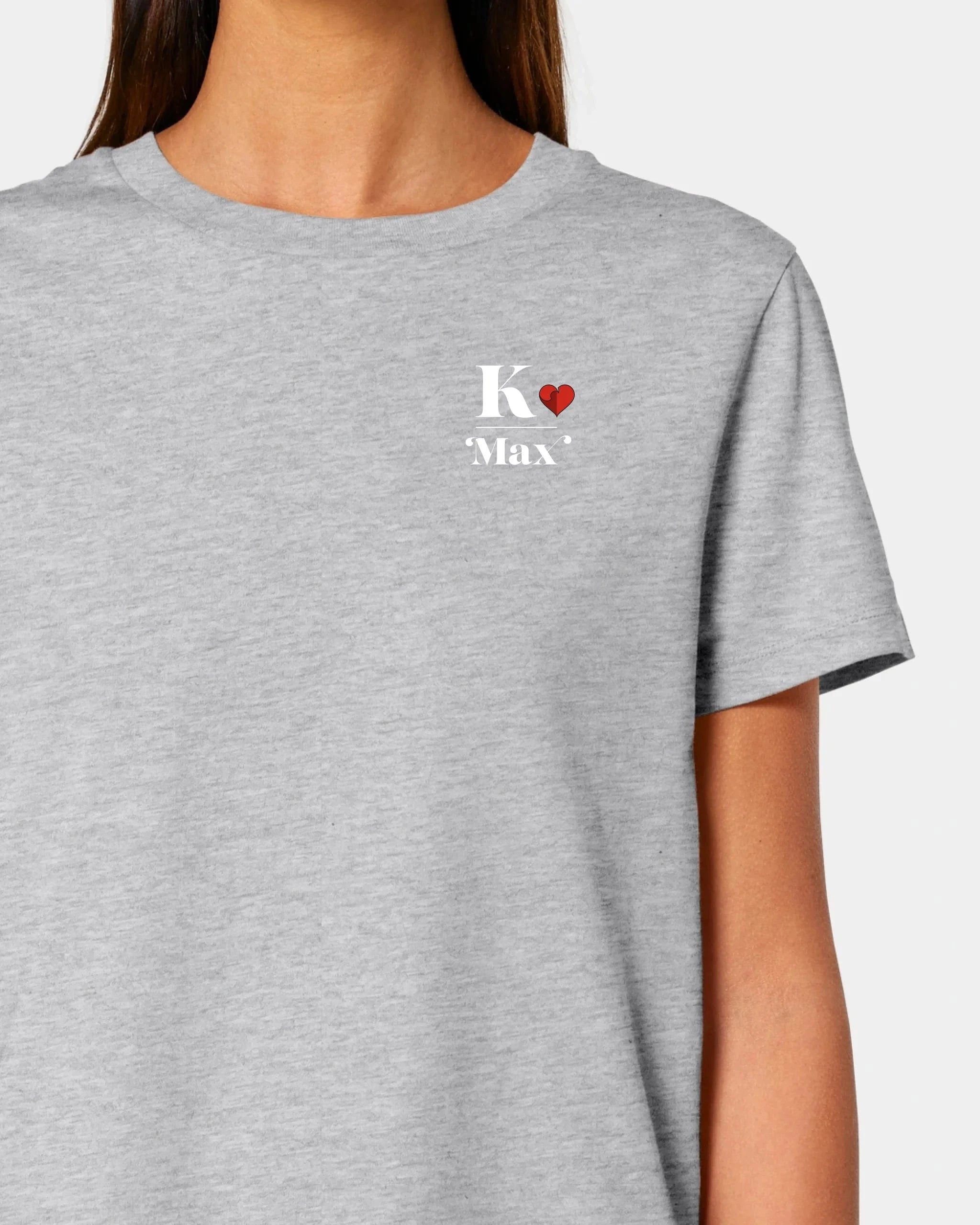 Schmidt Digitaldruck GmbH Personalisiertes T-Shirt "Watten - Kritische" Damen / Heather Grey / XS - aus nachhaltiger und fairer Produktion