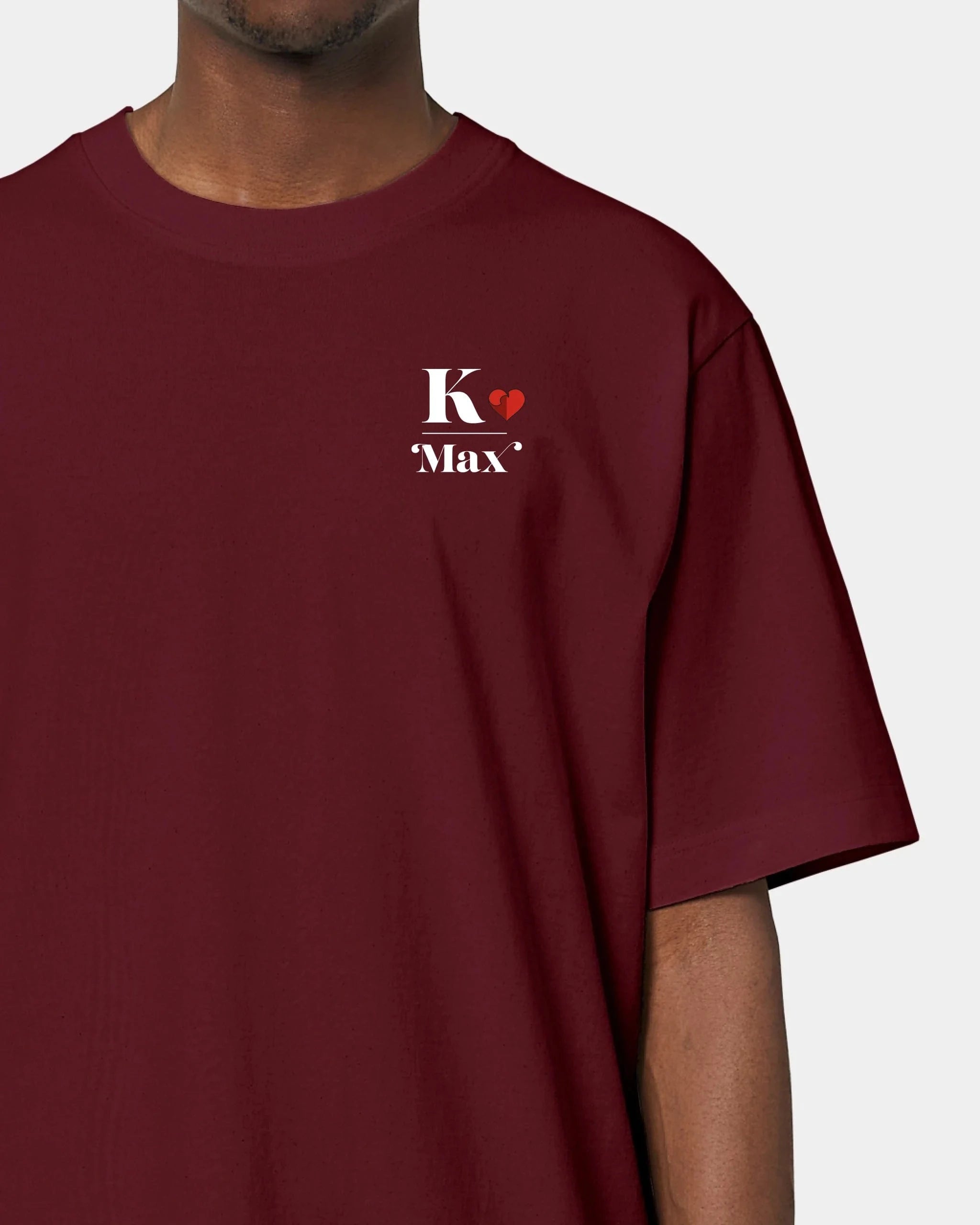 Schmidt Digitaldruck GmbH Personalisiertes T-Shirt "Watten - Kritische" Oversized / Burgundy / XXS - aus nachhaltiger und fairer Produktion