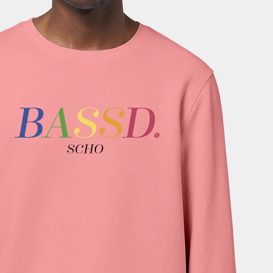 TeeInBlue Sweatshirt "Bassd" Stanley/Stella Roller / canyon pink / S - aus nachhaltiger und fairer Produktion