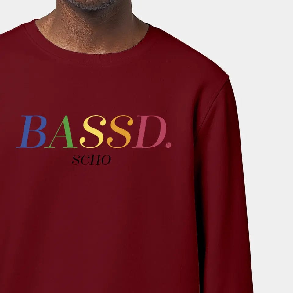 TeeInBlue Sweatshirt "Bassd" Stanley/Stella Roller / burgundy / 3XL - aus nachhaltiger und fairer Produktion