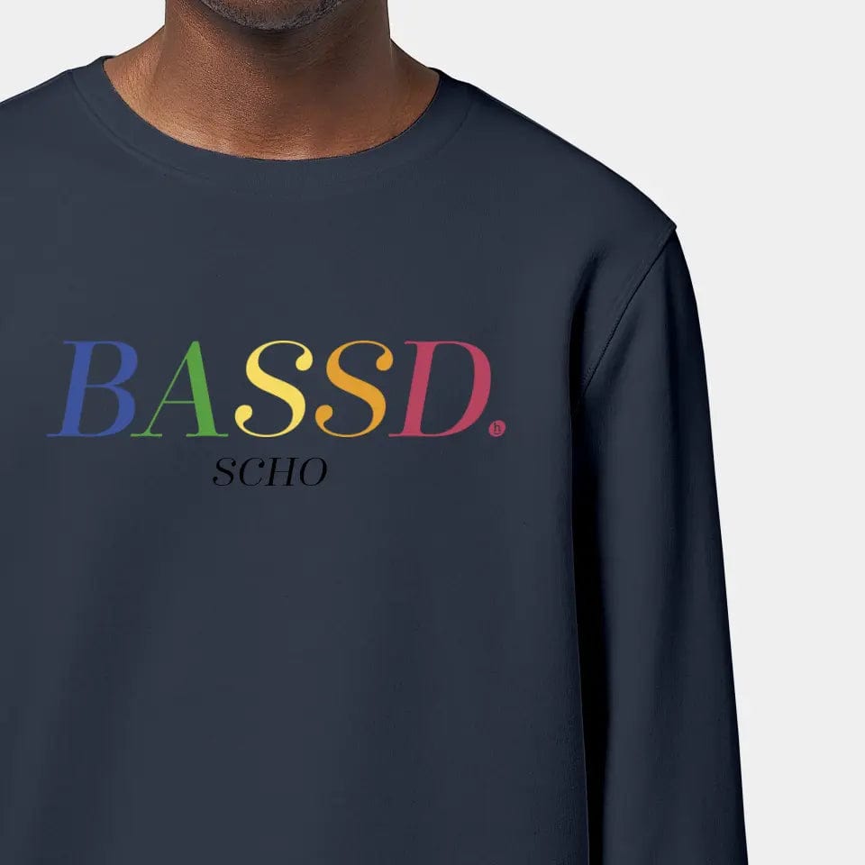 TeeInBlue Sweatshirt "Bassd" Stanley/Stella Roller / india ink grey / XXS - aus nachhaltiger und fairer Produktion