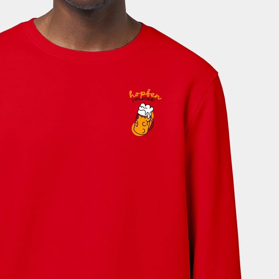 TeeInBlue Sweatshirt "Bier" Stanley/Stella Roller / rot / XXS - aus nachhaltiger und fairer Produktion