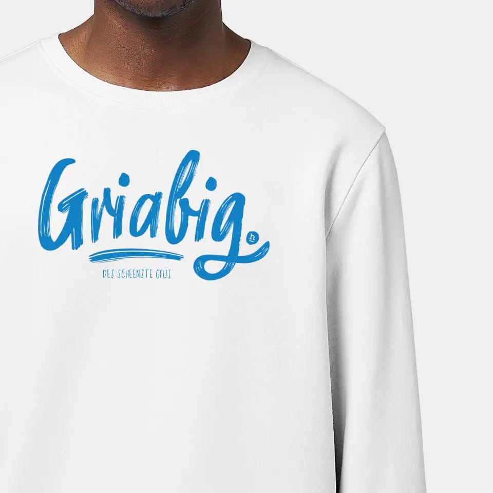 TeeInBlue Sweatshirt "Griabig" Stanley/Stella Roller / weiß / XS - aus nachhaltiger und fairer Produktion