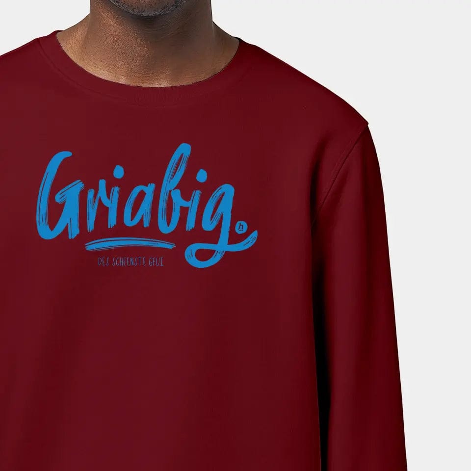TeeInBlue Sweatshirt "Griabig" Stanley/Stella Roller / burgundy / M - aus nachhaltiger und fairer Produktion