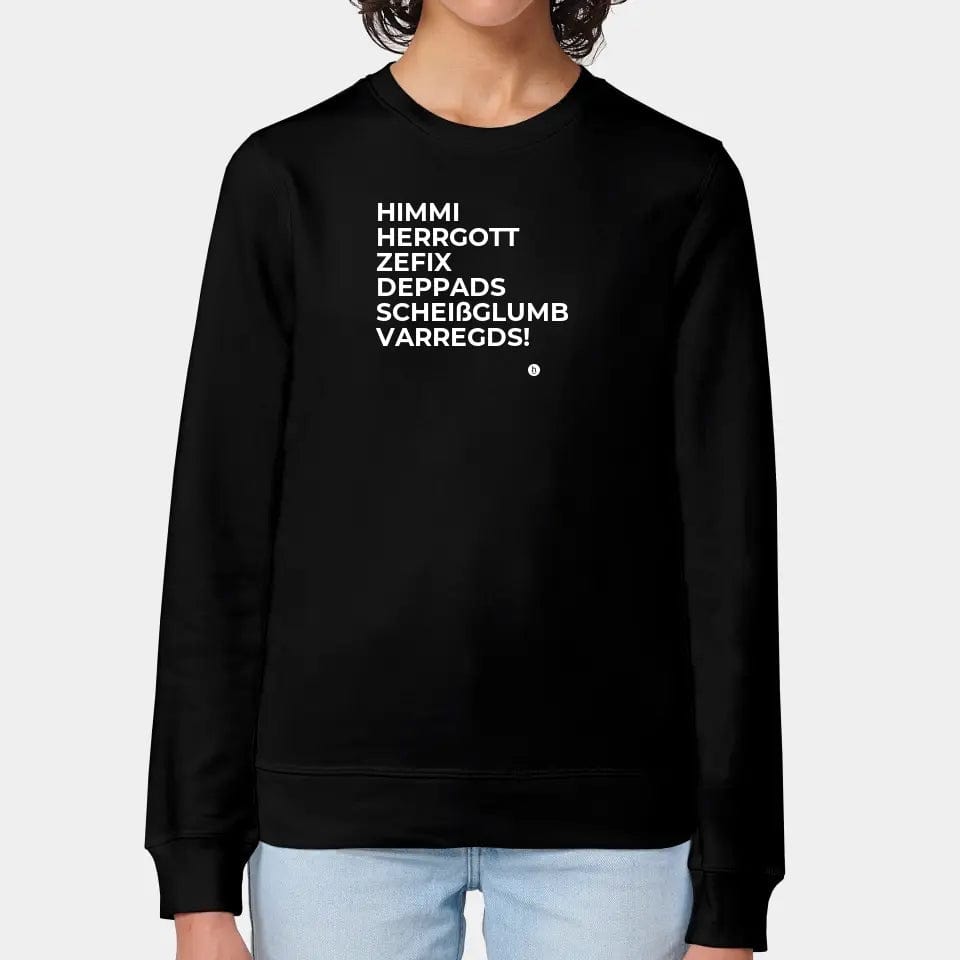 TeeInBlue Sweatshirt "Himmi Herrgott" - aus nachhaltiger und fairer Produktion