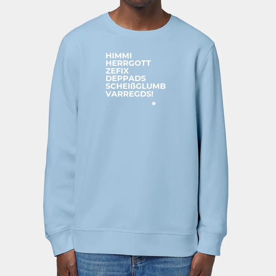 TeeInBlue Sweatshirt "Himmi Herrgott" - aus nachhaltiger und fairer Produktion