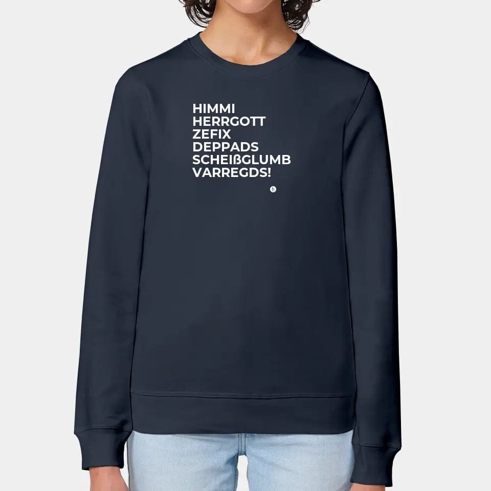TeeInBlue Sweatshirt "Himmi Herrgott" - aus nachhaltiger und fairer Produktion