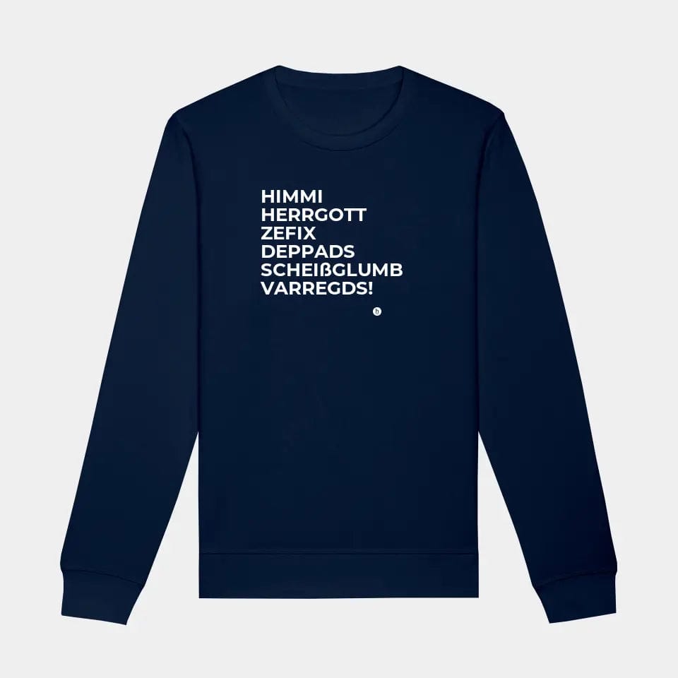 TeeInBlue Sweatshirt "Himmi Herrgott" - aus nachhaltiger und fairer Produktion