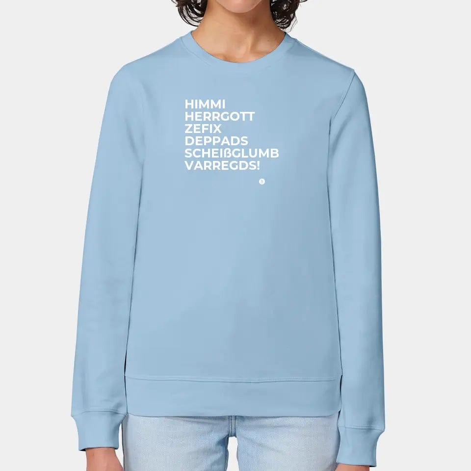 TeeInBlue Sweatshirt "Himmi Herrgott" - aus nachhaltiger und fairer Produktion