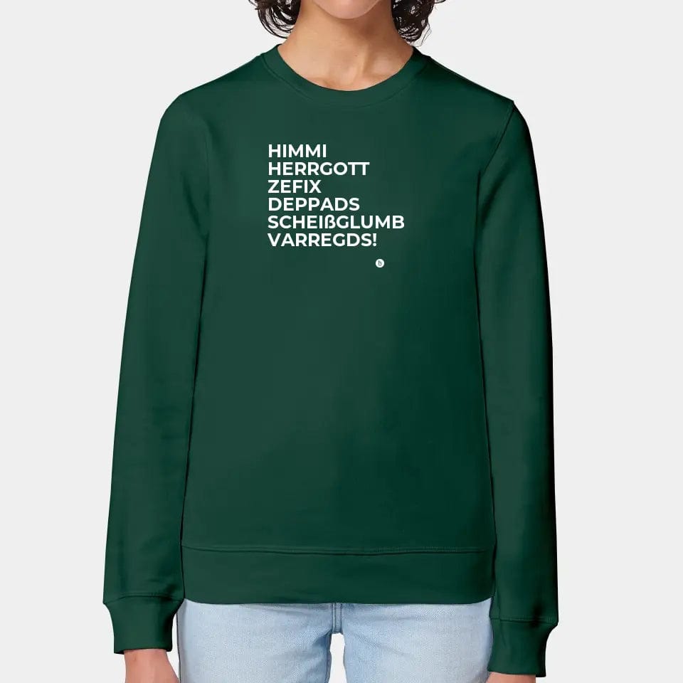 TeeInBlue Sweatshirt "Himmi Herrgott" - aus nachhaltiger und fairer Produktion
