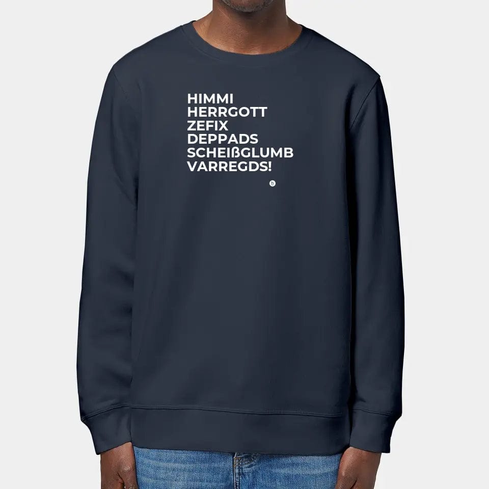 TeeInBlue Sweatshirt "Himmi Herrgott" - aus nachhaltiger und fairer Produktion