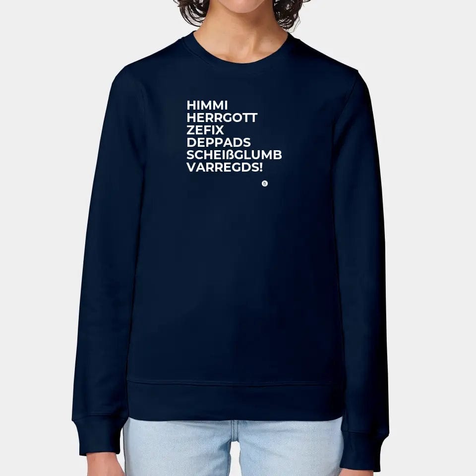 TeeInBlue Sweatshirt "Himmi Herrgott" - aus nachhaltiger und fairer Produktion