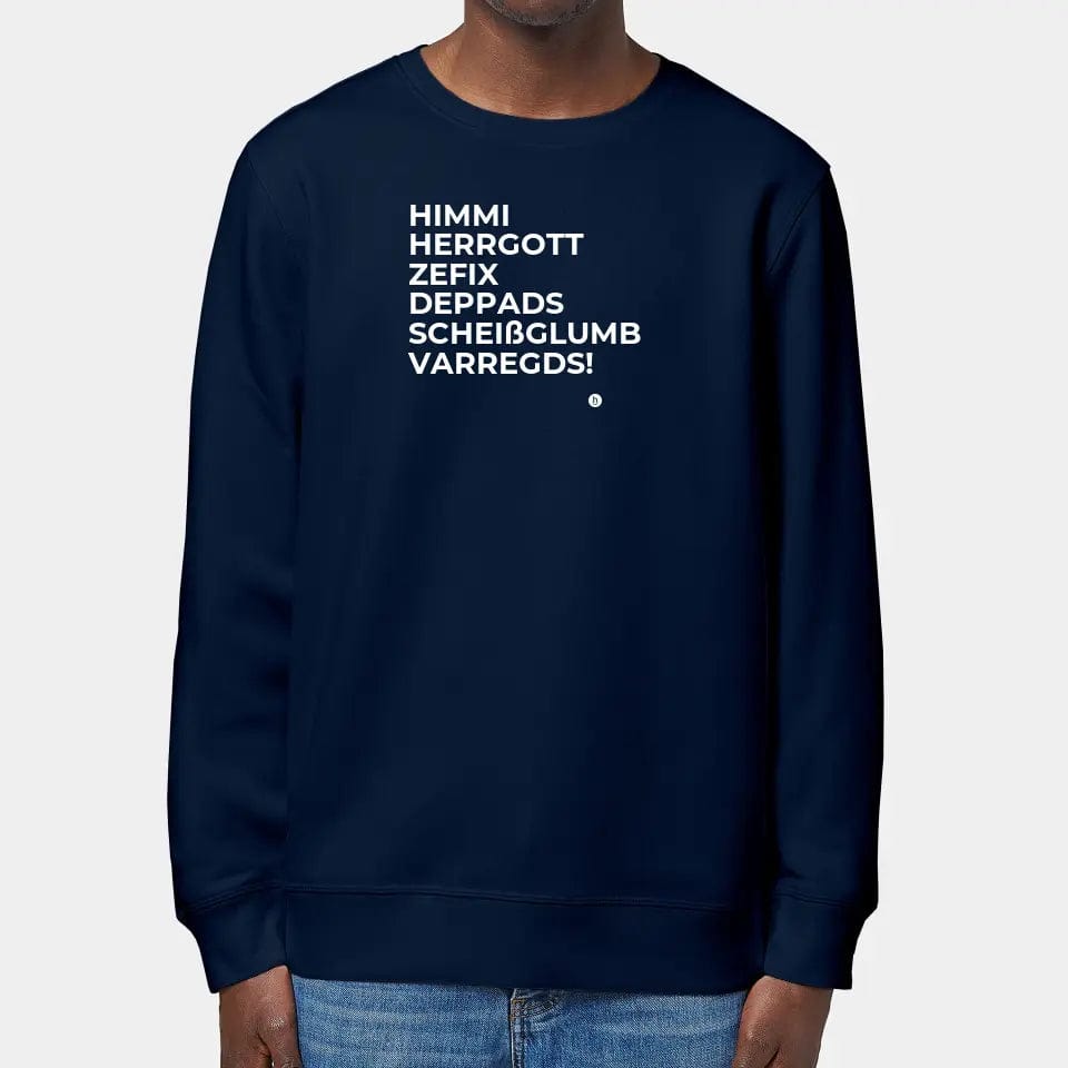 TeeInBlue Sweatshirt "Himmi Herrgott" - aus nachhaltiger und fairer Produktion