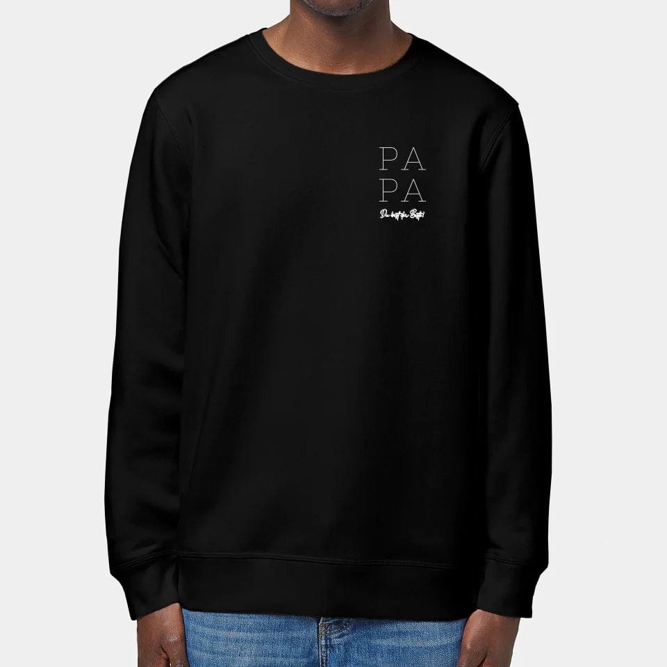 TeeInBlue Sweatshirt "Papa" - aus nachhaltiger und fairer Produktion