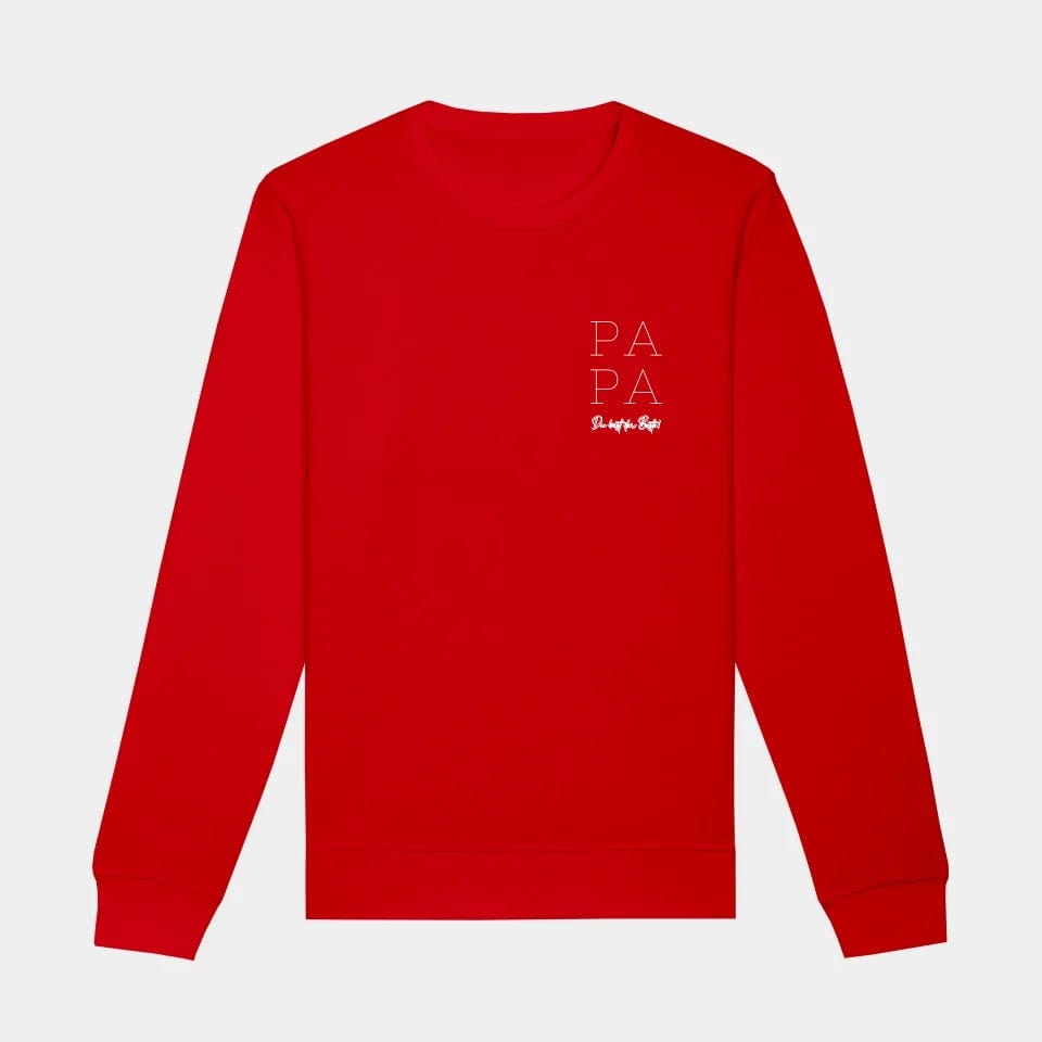TeeInBlue Sweatshirt "Papa" - aus nachhaltiger und fairer Produktion