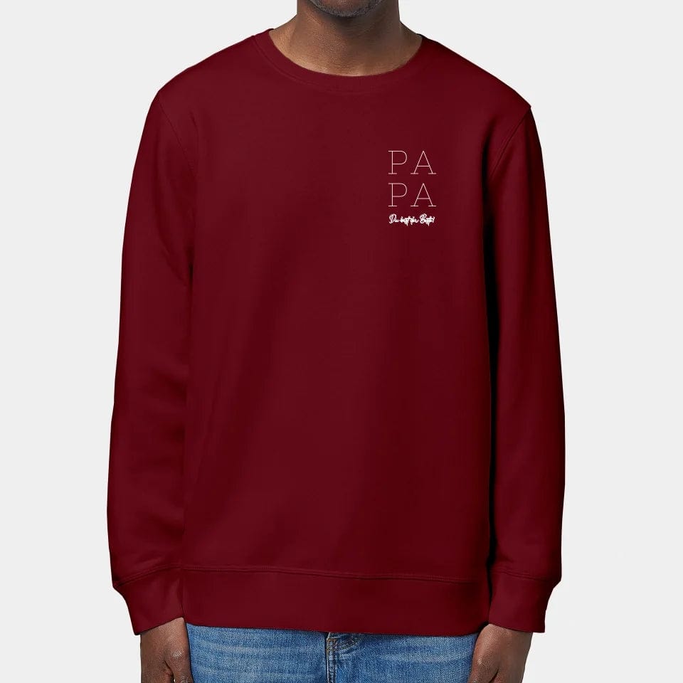 TeeInBlue Sweatshirt "Papa" - aus nachhaltiger und fairer Produktion