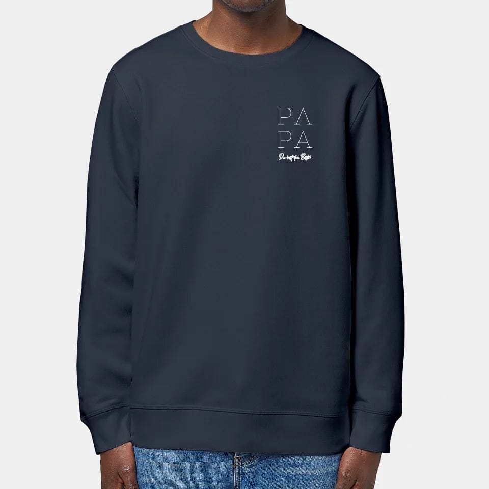 TeeInBlue Sweatshirt "Papa" - aus nachhaltiger und fairer Produktion