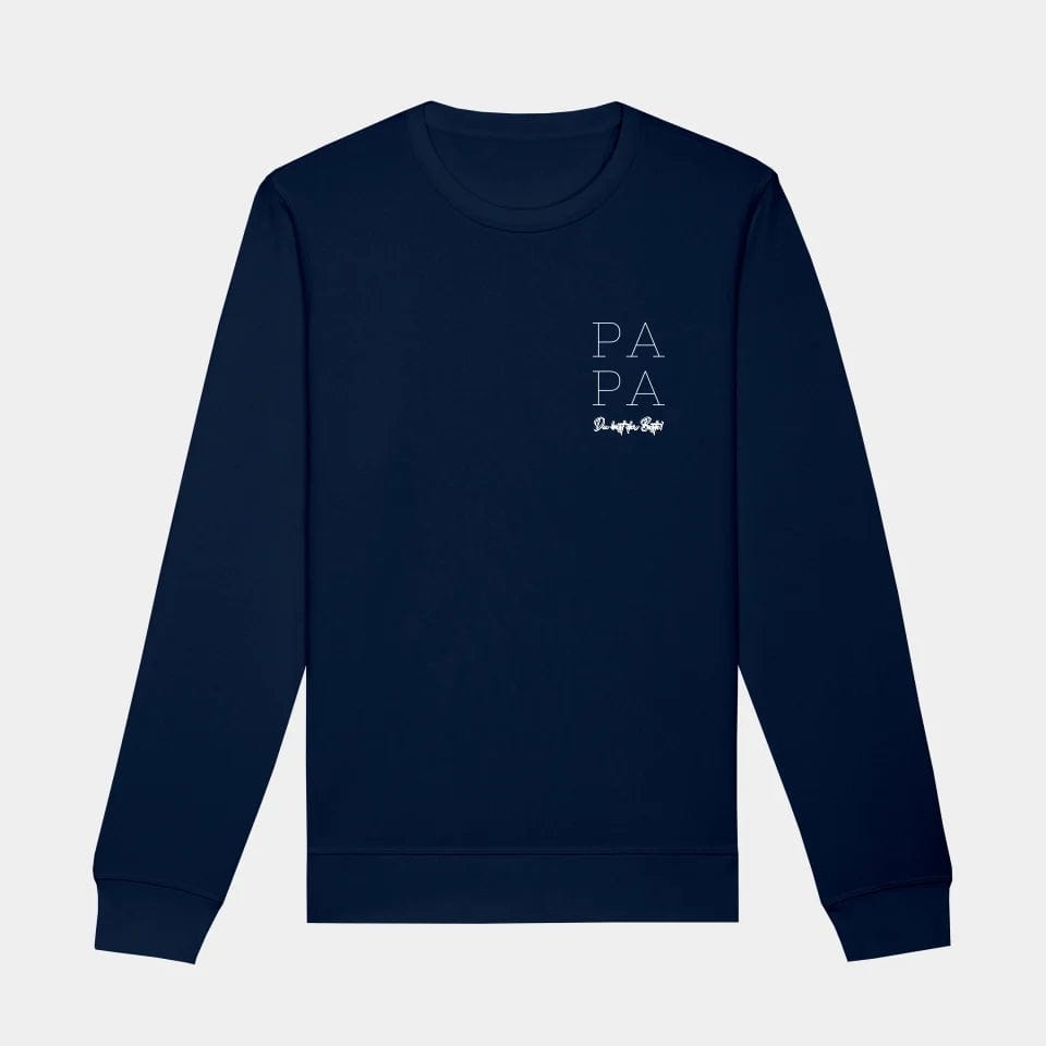 TeeInBlue Sweatshirt "Papa" - aus nachhaltiger und fairer Produktion