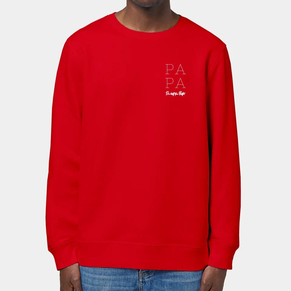 TeeInBlue Sweatshirt "Papa" - aus nachhaltiger und fairer Produktion